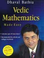 Vedic Mathematics Made Easy.pdf